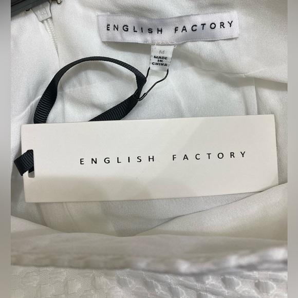 NEW English Factory White Skirt Size Medium - Picture 4 of 7